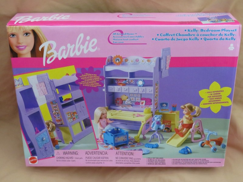 barbie bedroom playset