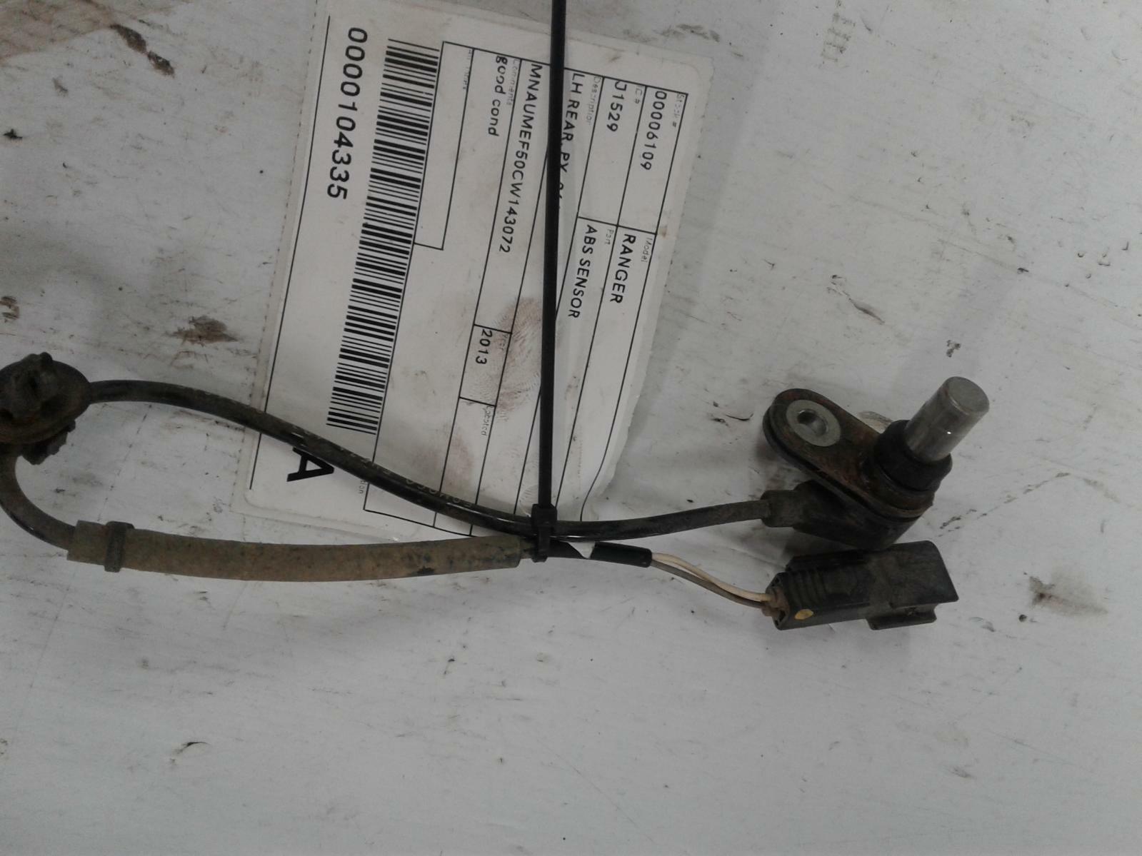 FORD RANGER ABS SENSOR LH REAR, PX, 06/11 11 12 13 14 15 16 17 18 19