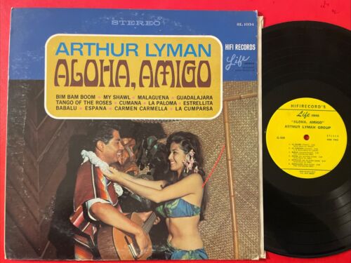 Arthur Lyman Aloha, Amigo LP HiFi Life Stereo Exotica