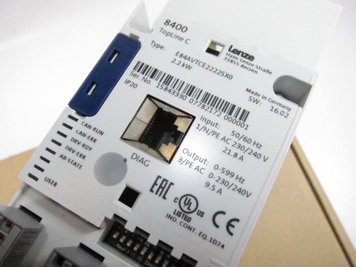 New Lenze E84avtce2222sx0 Ac Inverter Drive 8400 2 2kw 1 N Pe Topline C Ebay