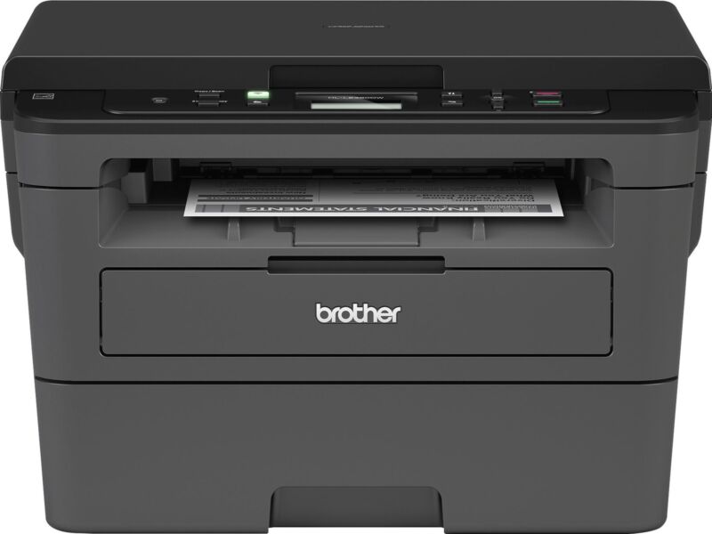 Brother - HL-L2390DW Wireless Black-and-White All-In-One Laser Printer - Gray