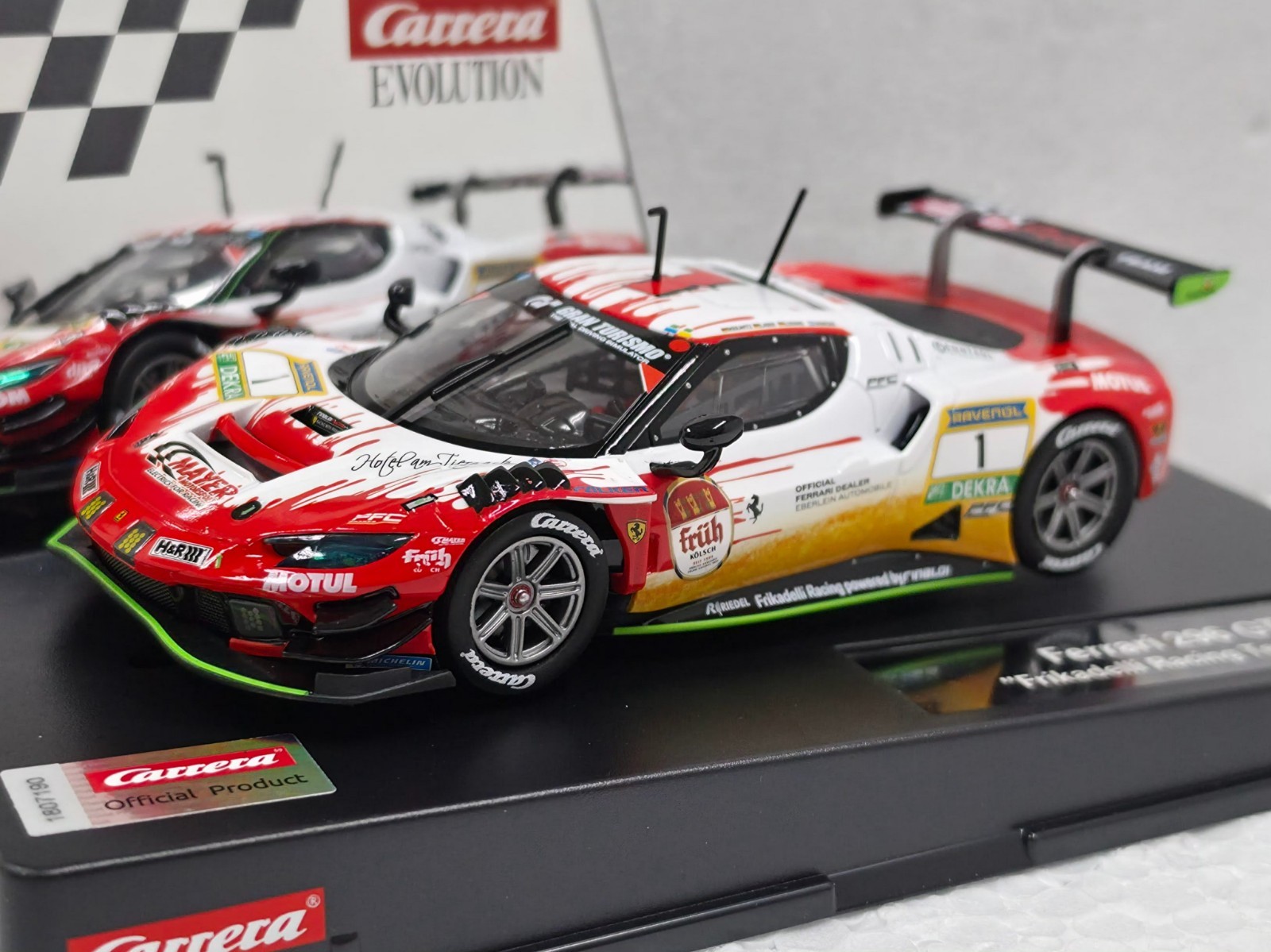 Carrera Evolution 27810 Ferrari 296 GT3 DTM Frikadelli Racing, #1