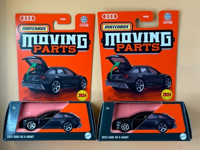 2024 Matchbox Moving Parts AUDI RS AVANT Wagon Black Open Trunk New Model lot x2