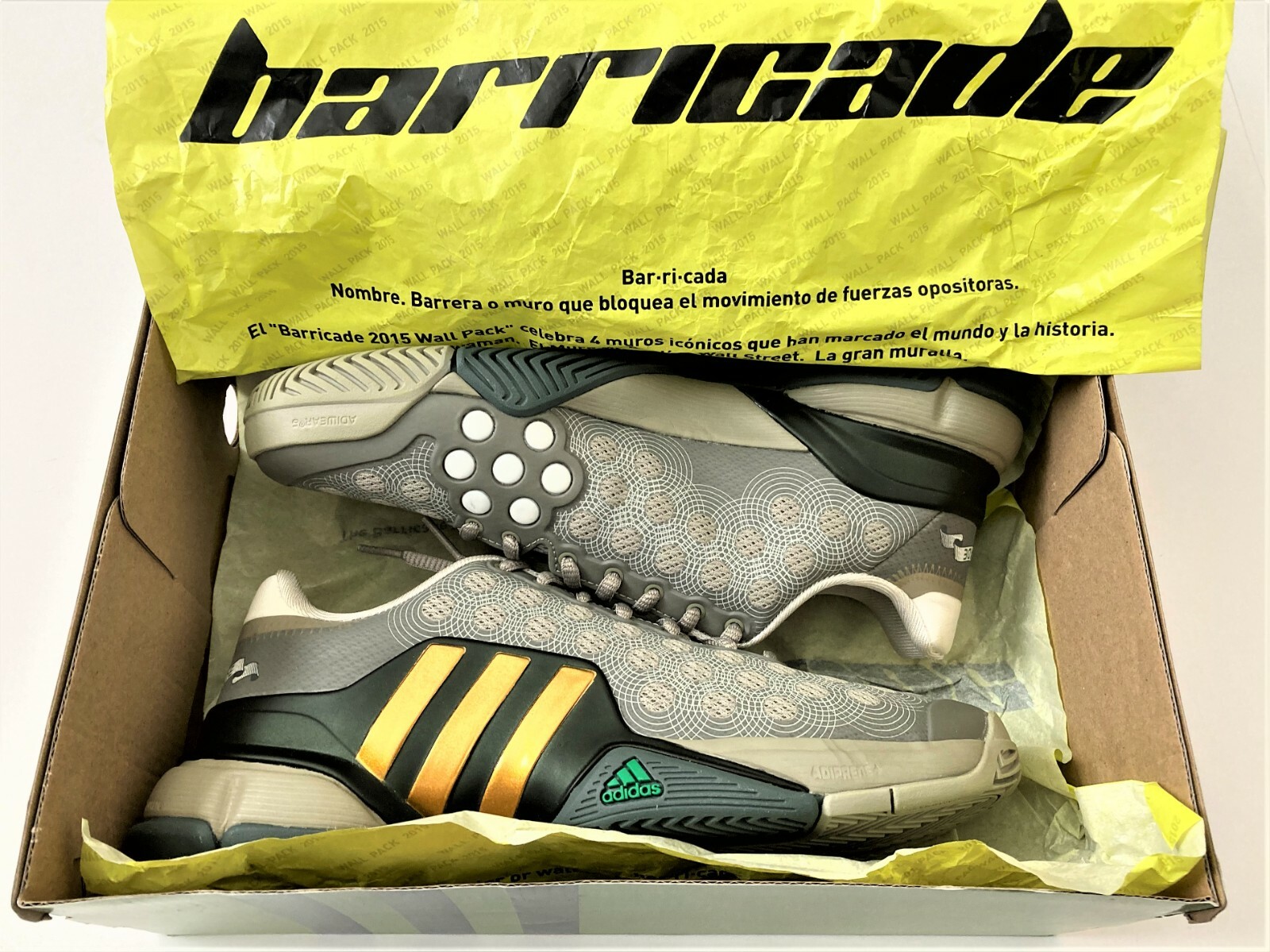 adidas barricade ベルリンウォール adidas Barricade 2015 Berlin (Limited Edition Wall Pack