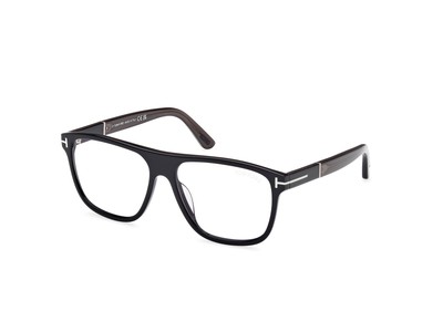 Pre-owned Tom Ford Ft1081 01a Plastic Shiny Black Smoke 58 Mm Men's Sunglasses In Gray
