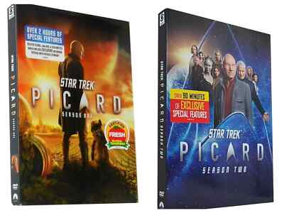 Star Trek Picard TV Series DVD Season 1&2 NEW (DVD 6 Discs) Free Shipping