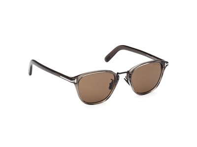 Pre-owned Tom Ford Ft1049 D 20j Plastic Grey Other Roviex 50 Mm Men's Sunglasses