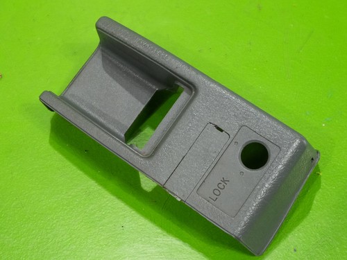 92-95 Civic OE fuel gas door trunk hatch lid lever handle pooper cover trim gray