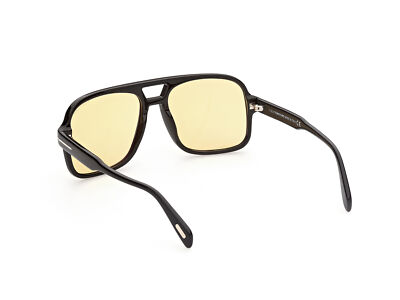 Pre-owned Tom Ford Sunglasses Ft0884 Falconer-02 01e Black Brown Man