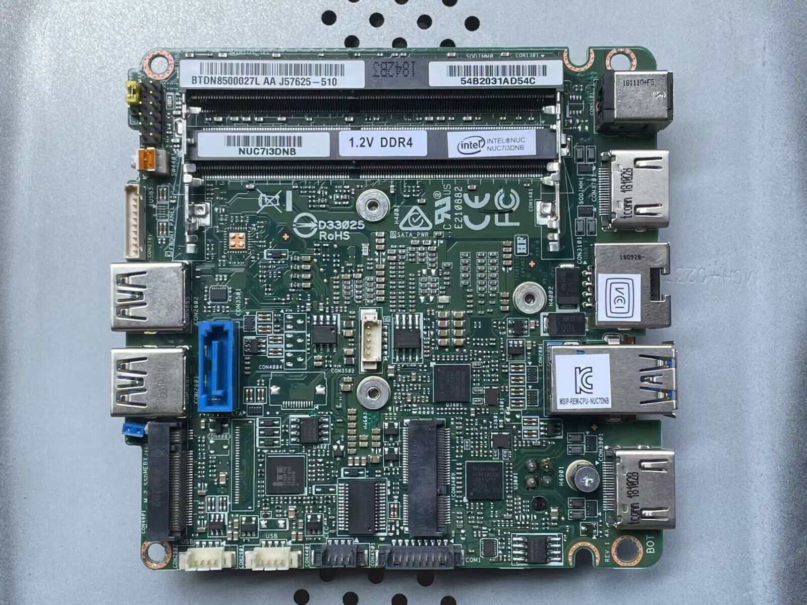 Intel NUC NUC7i3DNB DDR4 Mini PC Motherboard I3-7100U with Intel NUC NUC7i3DNB DDR4 Mini PC Motherboard I3-7100U with