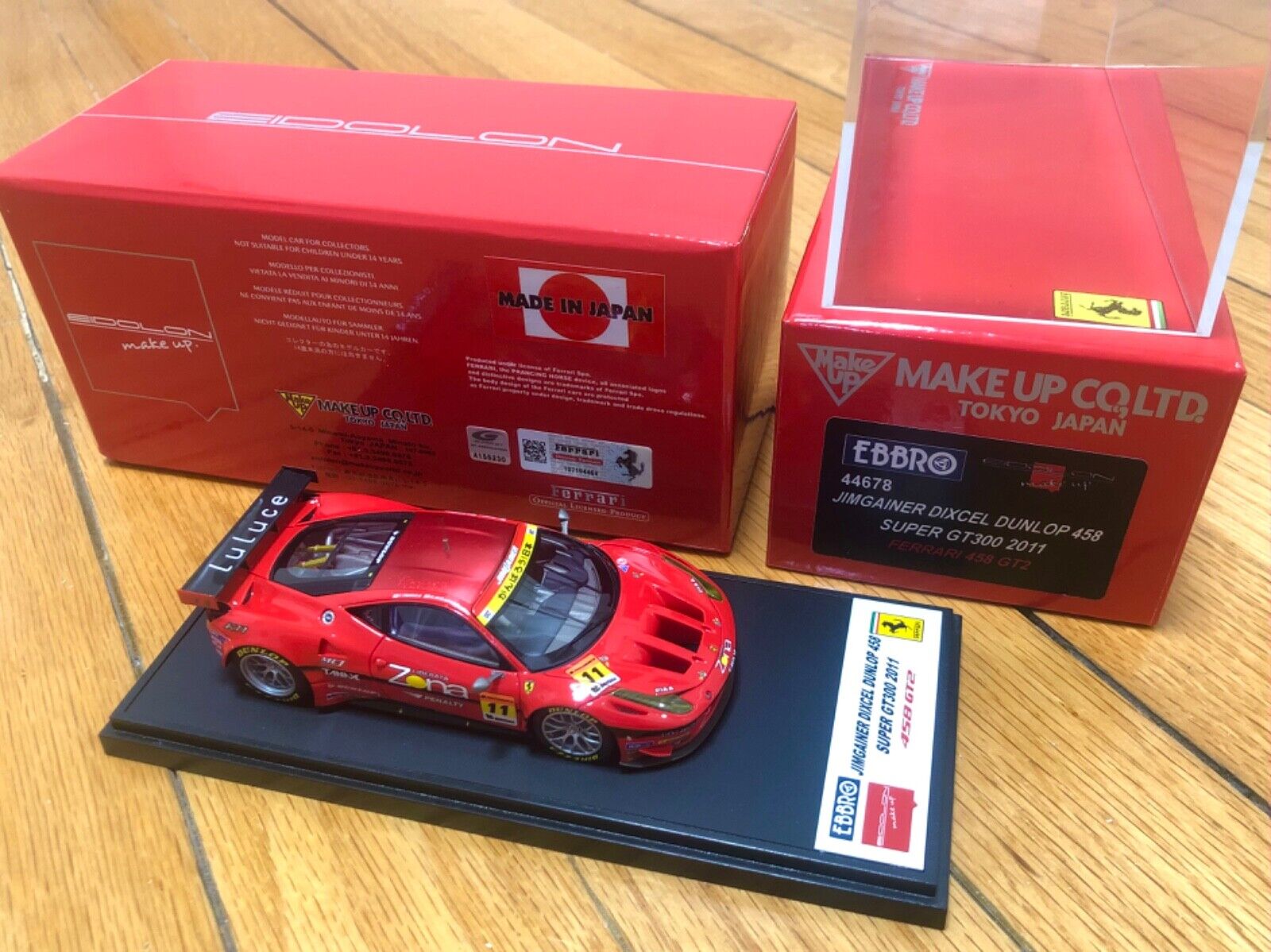 1/43 Vision Make Up Makeup Eidolon x EBBRO Ferrari 458 GT2 1/43 Vision Make Up Makeup Eidolon x EBBRO Ferrari 458 GT2