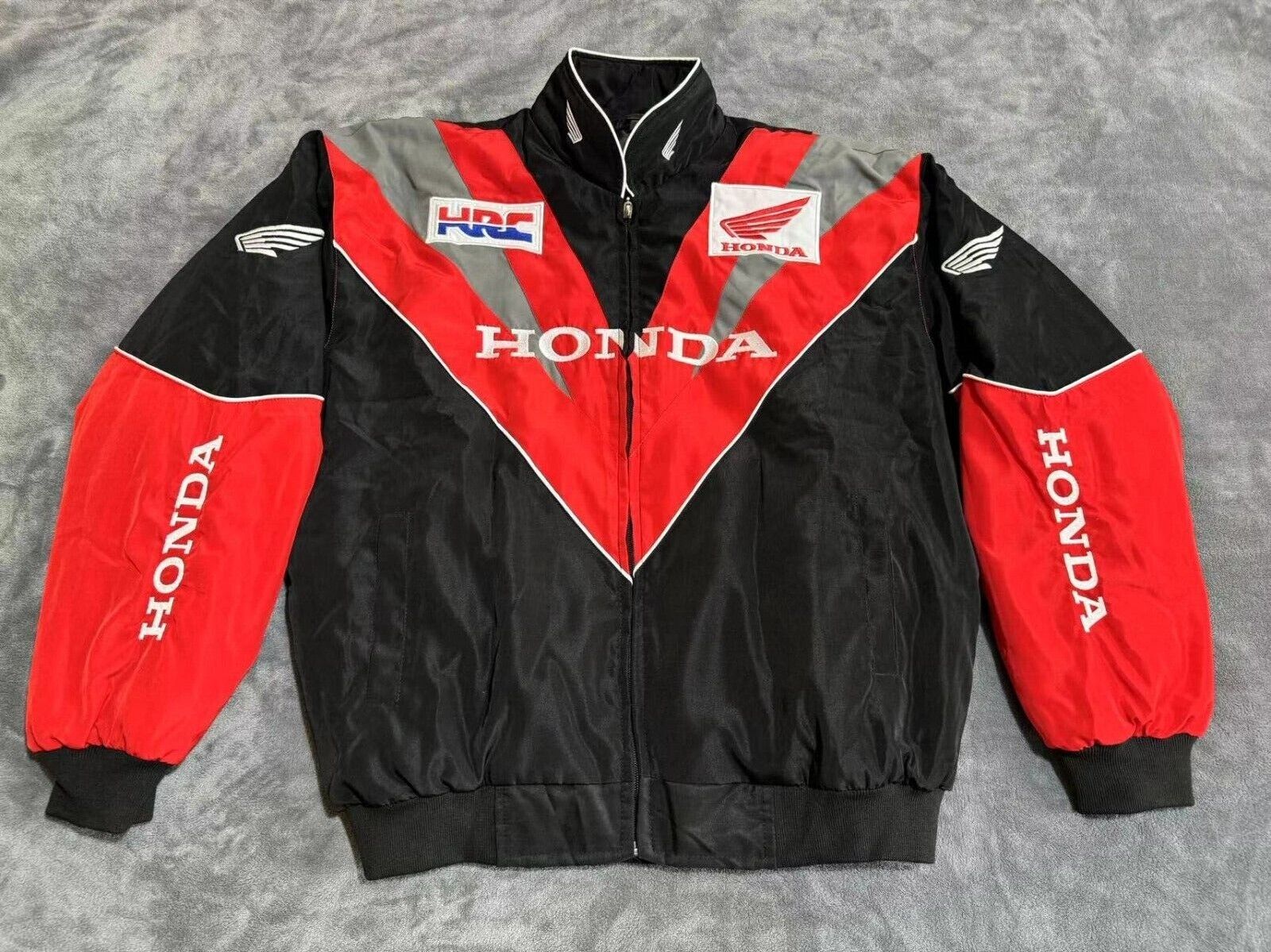 Unisex Adult Honda Jacket Ebroidered Cotton Padded F 1 Unisex Adult Honda Jacket Ebroidered Cotton Padded F 1