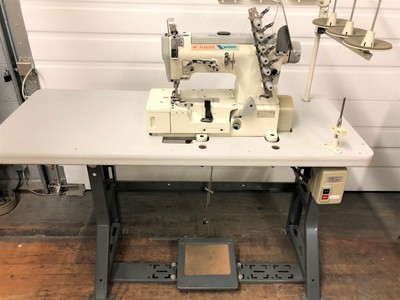 PEGASUS W562 3NEEDLE 1/4 BOTTOM  COVERSTITCH 220V INDUSTRIAL SEWING MACHINE