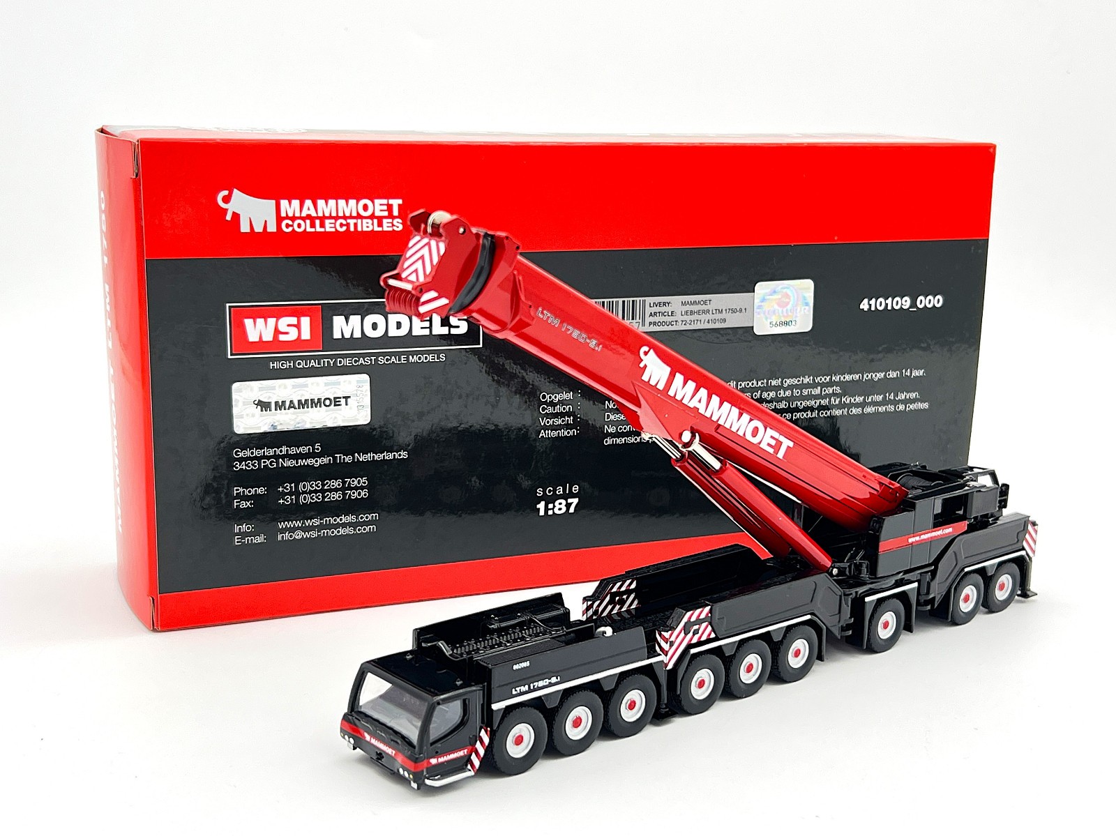 WSI LIEBHERR LTM 1750 MAMMOET 1/50 クレーン車 garage-forza_54-2012