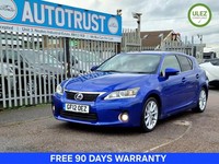 2012 Lexus CT 200h 1.8 SE-L 5dr CVT Auto HATCHBACK Petrol/Electric Hybrid Automa