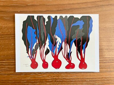 Kiyoshi Saito postcard Ripples 1994