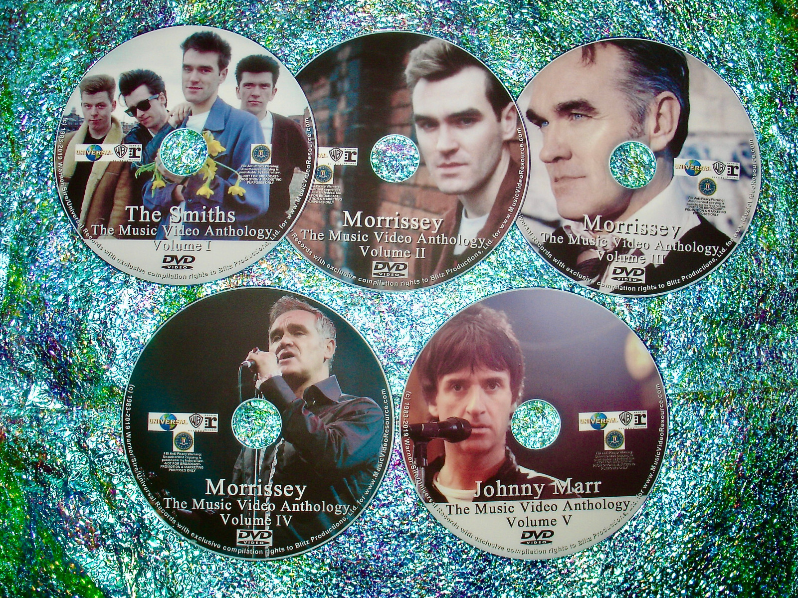The Smiths Morrissey Johnny Marr Music Video Anthology 1982