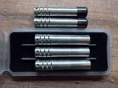 SET OF 5 COMP-N-CHOKE PORTED BERETTA OPTIMA HP CHOKE TUBES WITH CASE