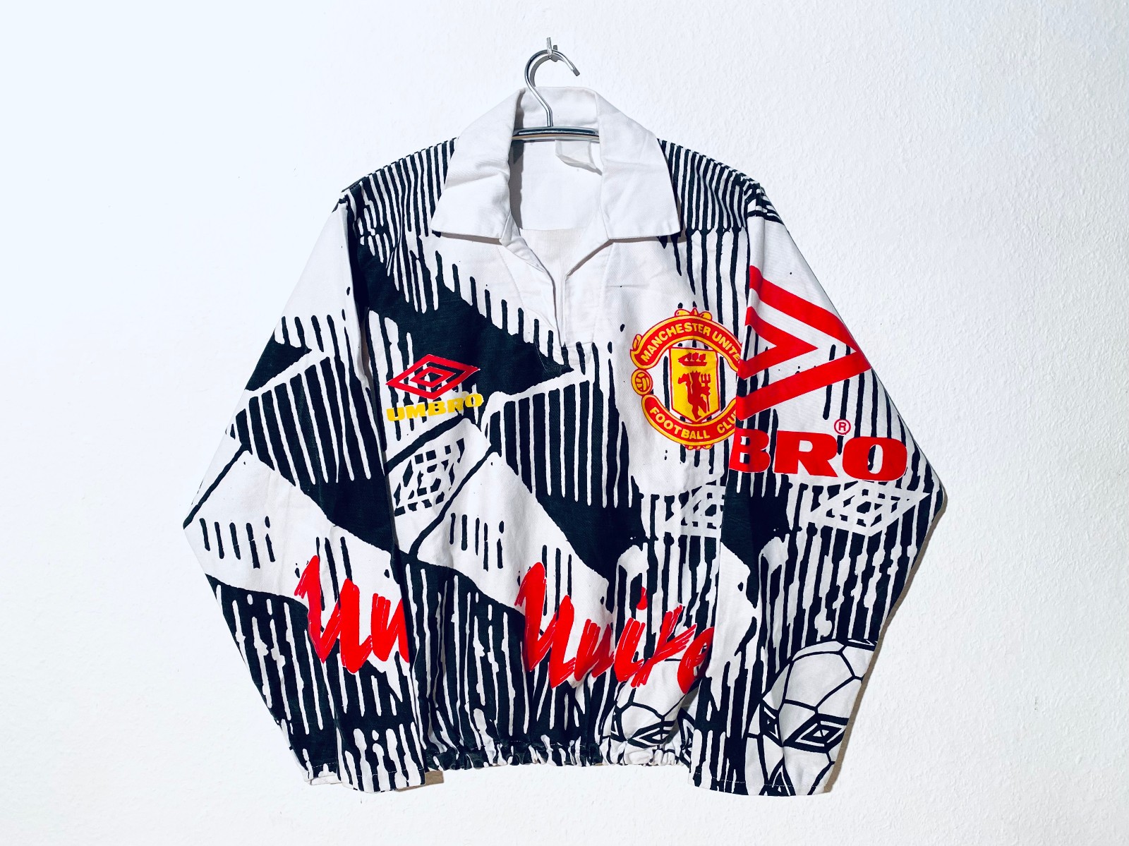 Umbro Manchester United ドリルトップ　90s Manchester United 92/93 • Drill Top • XL (L) – Real Vintage