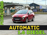 2011 Peugeot 3008 1.6 e-HDi 112 Exclusive 5dr EGC HATCHBACK Diesel Automatic