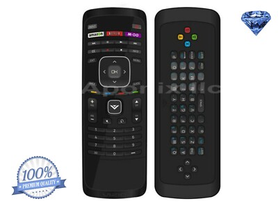 New Vizio XRT303 3D Keyboard Qwerty Remote for E3D320VX E3DB420VX E3D470VX 3D TV