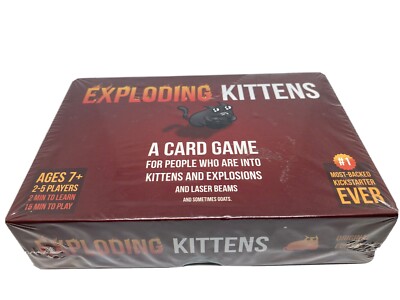 Exploding Kittens Card Game Sealed ArtMagic Ages 7 Plus A1