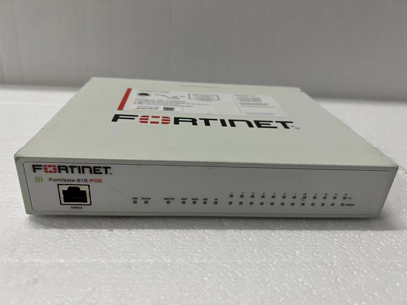 Fortinet Fortigate FG-81E-PoE Network Security Firewall “No Fortinet Fortigate FG-81E-PoE Network Security Firewall “No