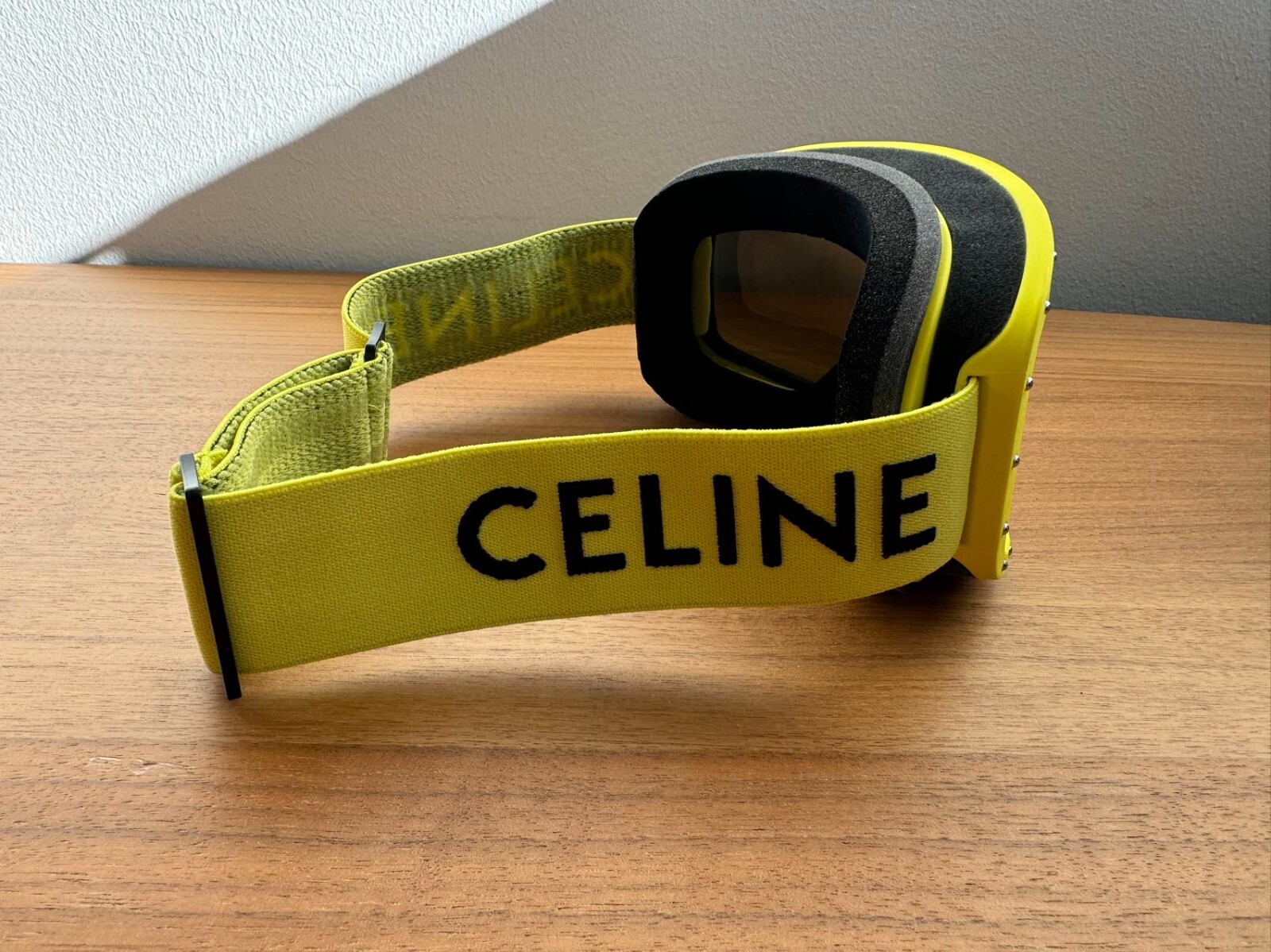 Pre-owned Celine Ski Googles Sunglasses 100% Authentic Brand Condition In Black