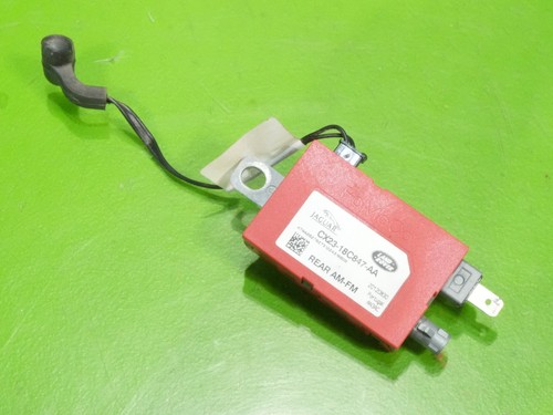 09-15 Jaguar XF XFR OEM CX2318C847AA aerial AM FM rear back antenna amplifier