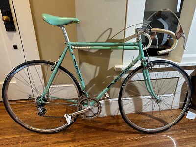 RARE 1985-86 Bianchi Mondiale, Celeste Green, Columbus Steel