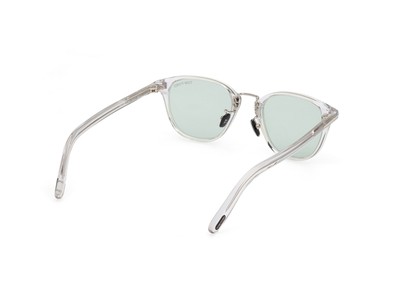 Pre-owned Tom Ford Ft1049 D 26n Plastic Crystal Green 50 Mm Men's Sunglasses