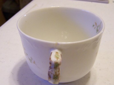 O. P. Co. Syracuse China - Yellow Flowers - Cups & Saucers - Set of 3