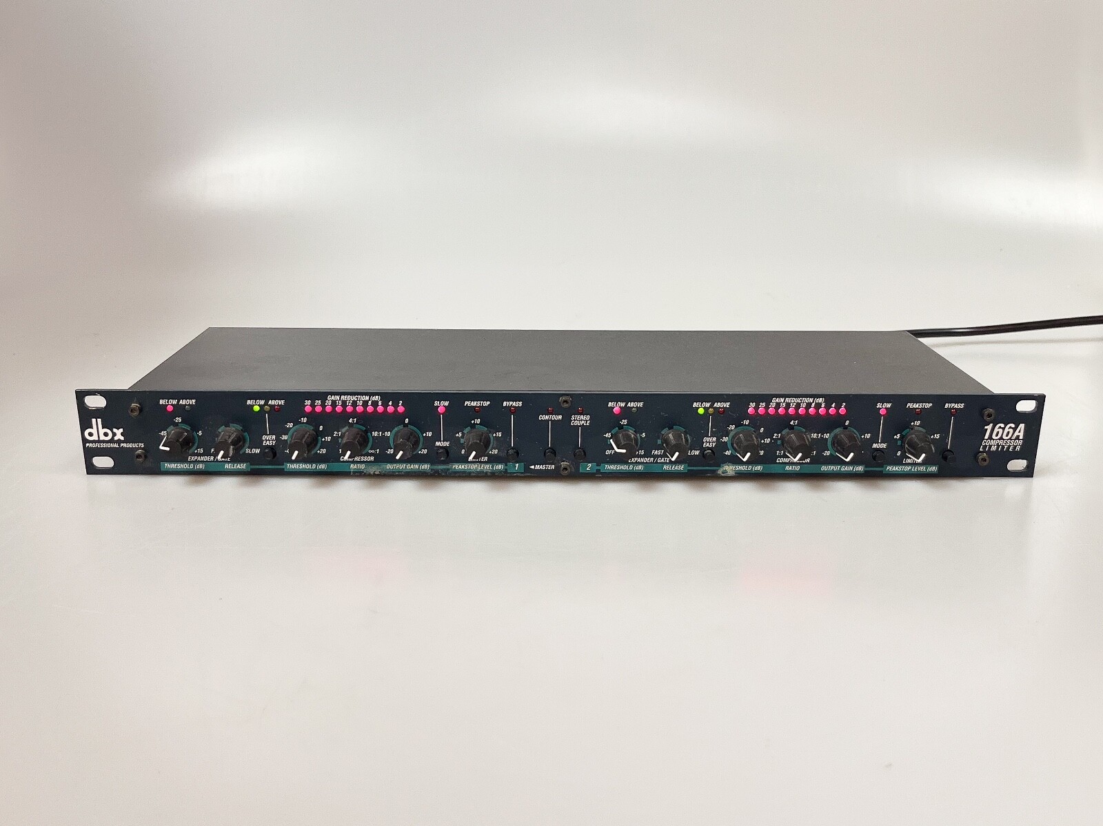 DBX 166 コンプレッサー DBX 166, Original USA, 2 Channel Overeasy Compressor Limiter