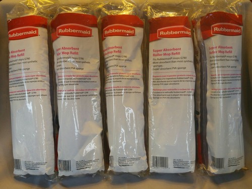 Rubbermaid Super Absorbent Roller Mop Refill G780 Lot of 10!