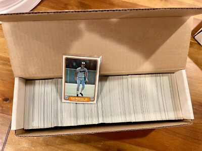 1982 Fleer Baseball Cards 1-250 (EX-NM) - You Pick - Complete Your Set