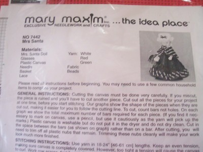MARY MAXIM 