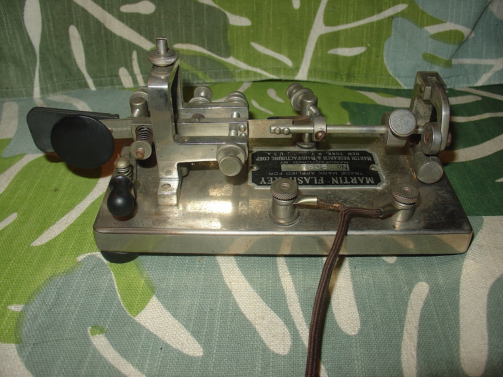1938 Martin Flash Key (Nickel Plated) Martin Res & Mfg Co. SN 5085 New York, NY