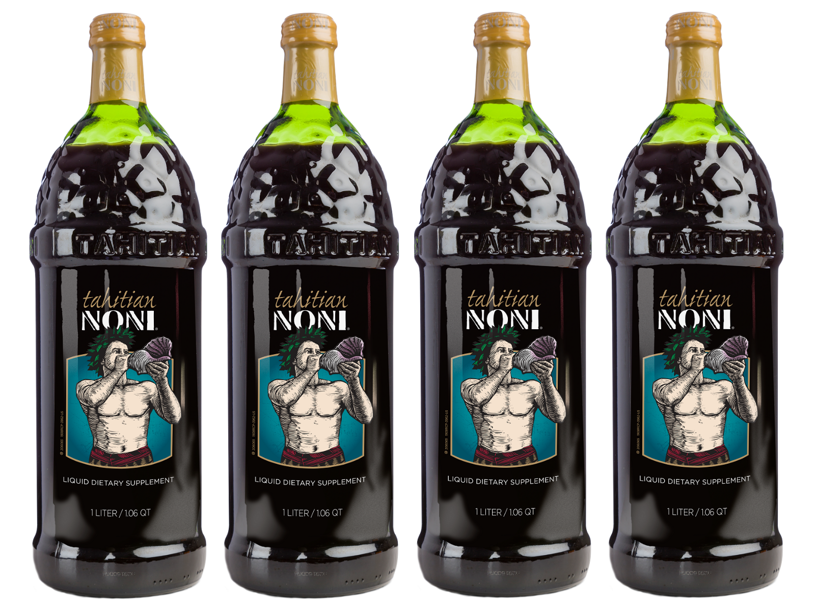 Tahitian Noni Juice by Morinda Inc. (4 bottle case) *NEW LOOK!*  1