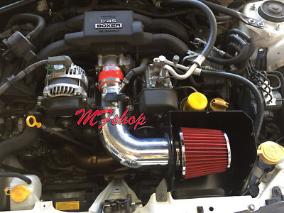 Red For 2013-2018 Subaru BR-Z 2.0L H4 Heat Shield Cold Air Intake + Filter