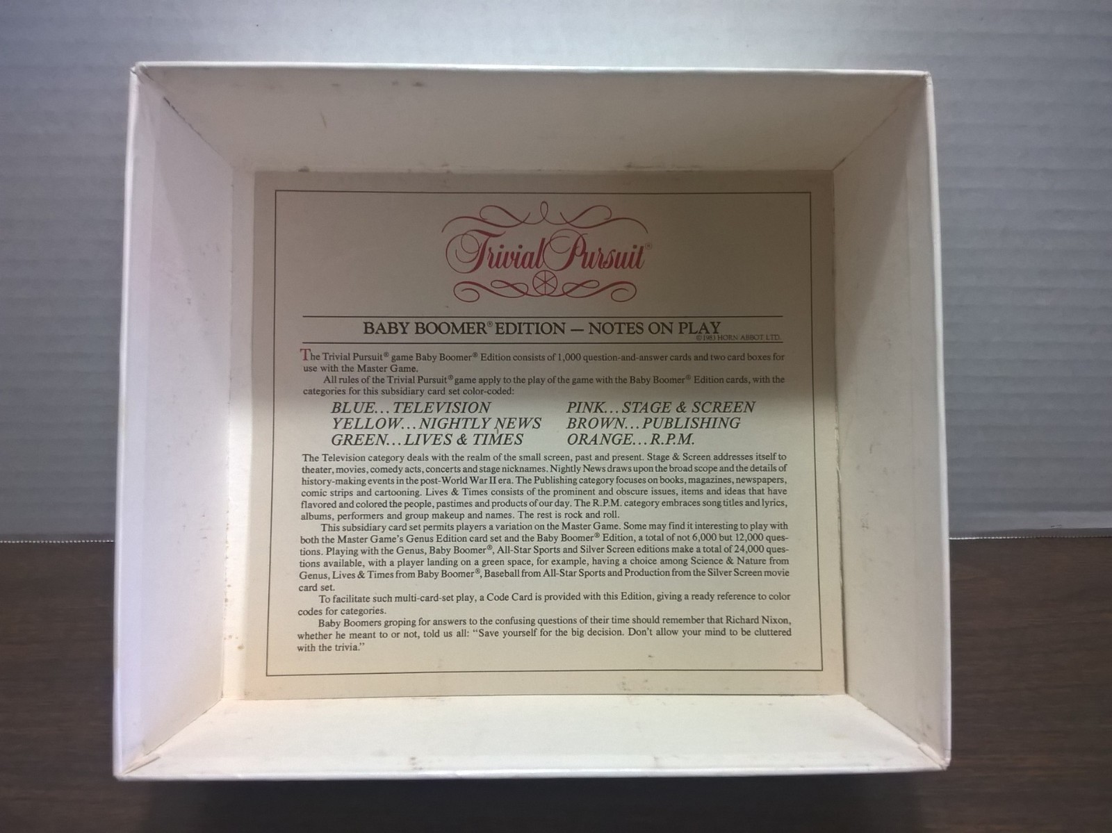 Trivial Pursuit Baby Boomers 1983 + All American 1993 2 Boxed Card Game Set Lot