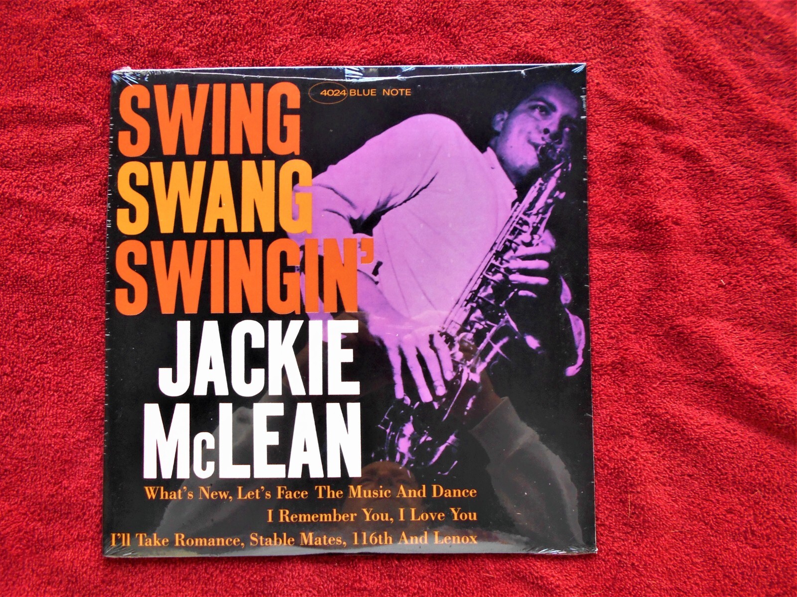 JACKIE McLEAN SWING SWANG SWINGIN' SEALED JAZZ LP BLUE NOTE JACKIE McLEAN SWING SWANG SWINGIN' SEALED JAZZ LP BLUE NOTE