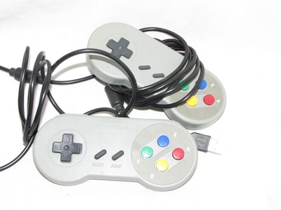 Snes USB Classic Controller Retro Joypad for PC Gamepad 2x Set Win7 8 10 11