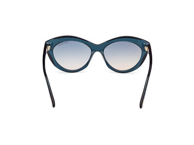 Pre-owned Tom Ford Sunglasses Ft1111 Toni 92p Blu Green Woman