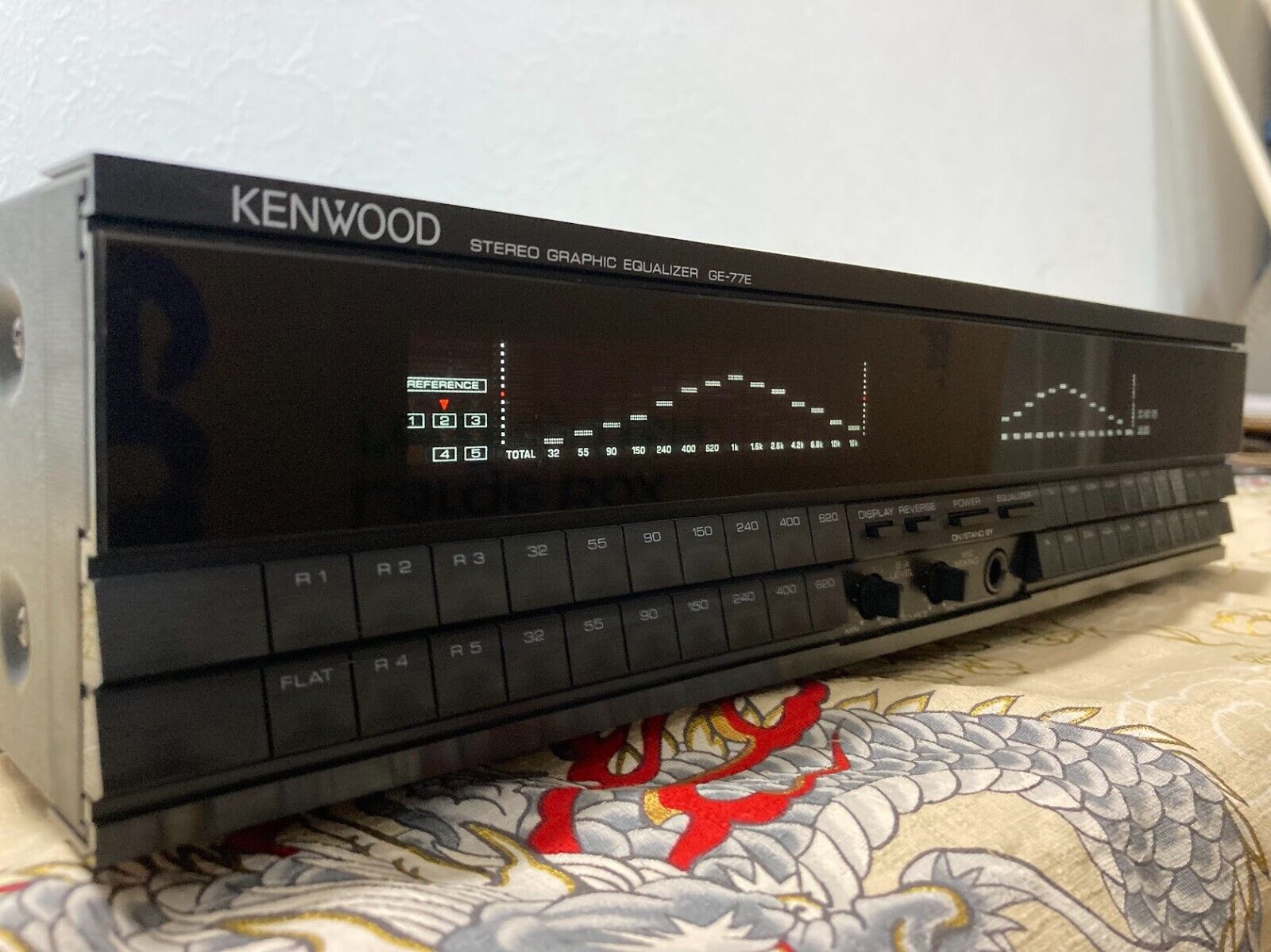 Kenwood GE-77E Graphic Equalizer 14 Band 2 Channel Stereo Kenwood GE-77E Graphic Equalizer 14 Band 2 Channel Stereo