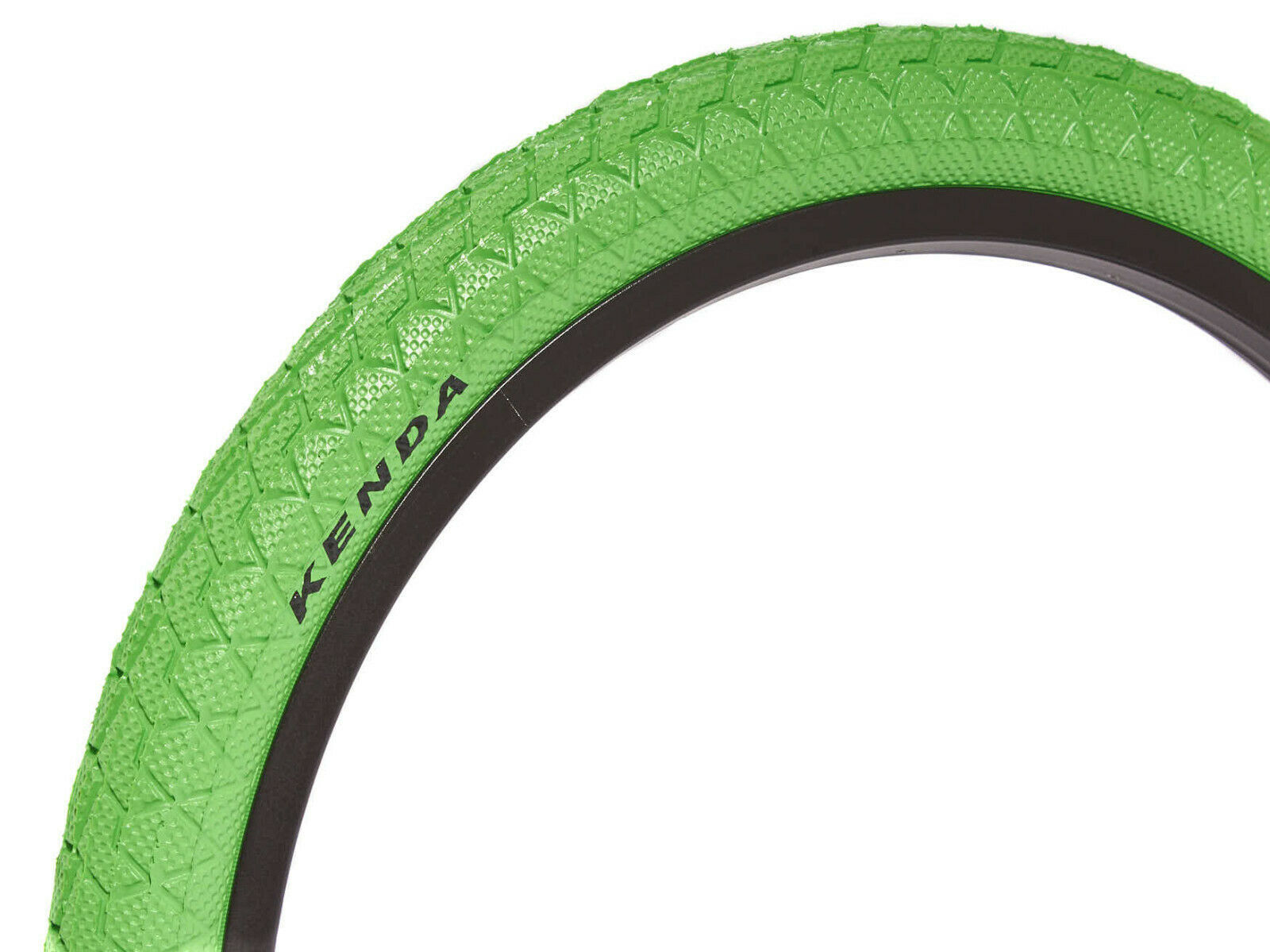 BMX Tyre Green 20 Inches X 1,95 Inches KENDA Khe Freestyle O