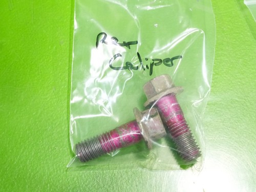 09-15 Jaguar XF XFR OEM rear back brake caliper mount bolts SET