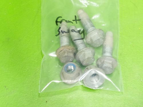 09-15 Jaguar XF XFR OEM front sway stabilzer bar mount bolts nuts SET