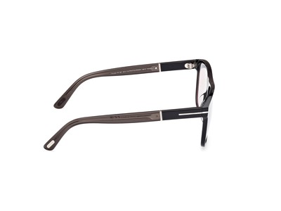 Pre-owned Tom Ford Ft1081 01a Plastic Shiny Black Smoke 58 Mm Men's Sunglasses In Gray