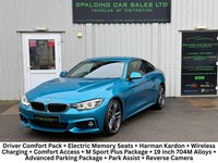 2018 BMW 4 Series 420d [190] M Sport 2dr Auto [Professional Media] COUPE Diesel 