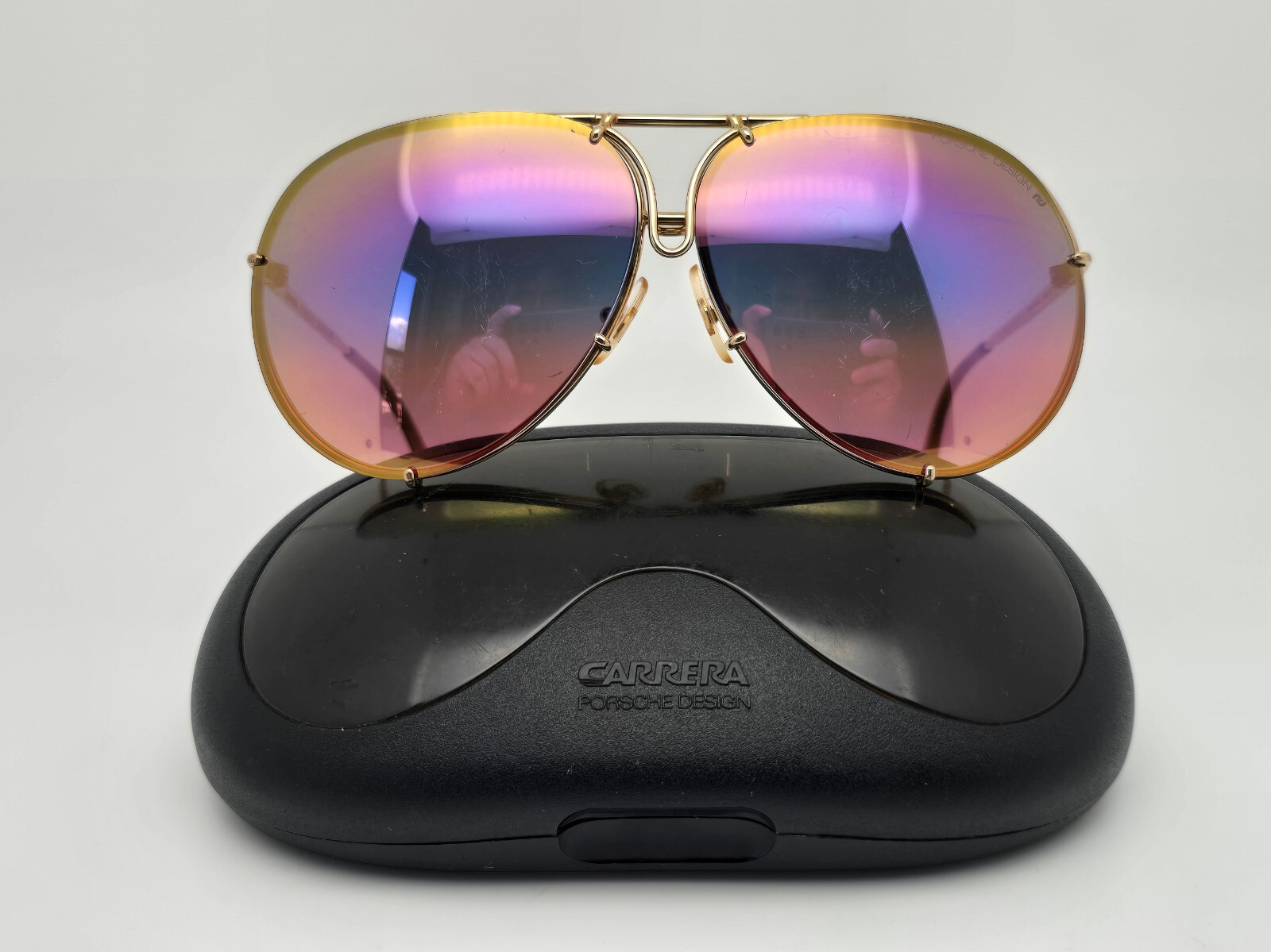 Porsche Design×Carrera 5623 サングラス レンズ付 Vintage Carrera Porsche Design 5623 40 Gold 120 Unisex